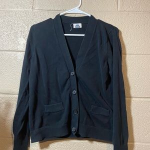 Old navy black cardigan size large